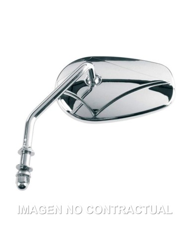 ESPEJO HERT CROMADO HARLEY DAVIDSON IZQUIERDO