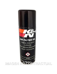 ACEITE PARA FILTRO AIRE K&N AEROSOL 6,5 OZ 204ML