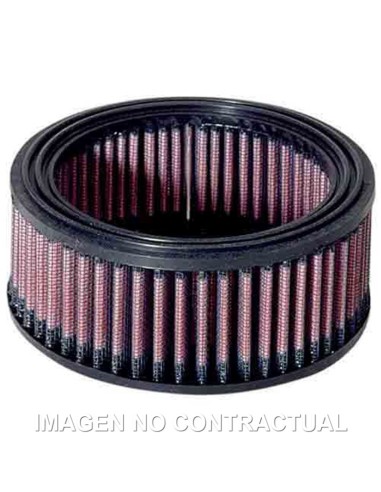 FILTRO AIRE K&N REDONDO D. INT. 103MM D. EXT. 135MM