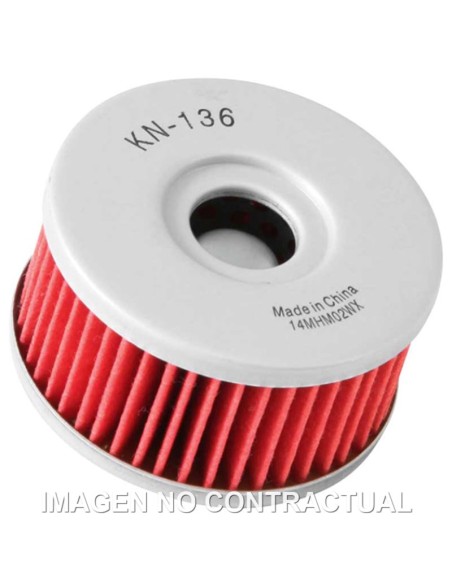 FILTRO ACEITE K&N SUZUKI TU 250 X