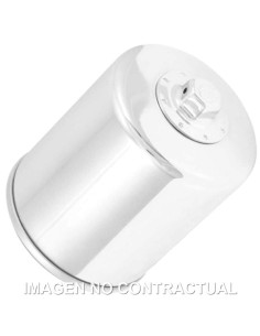 FILTRO ACEITE K&N CROMADO HARLEY DAVIDSON