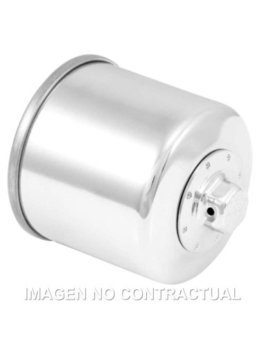 FILTRO ACEITE K&N CROMADO HONDA CBR 600 RR