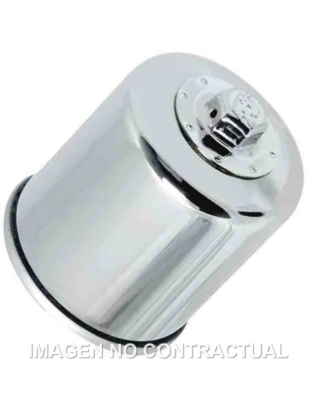 FILTRO ACEITE K&N CROMADO HONDA 600