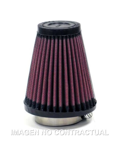 FILTRO POTENCIA K&N UNIVERSAL D. INT 43 MM RECTOS (2UNI)