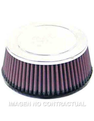 FILTRO POTENCIA K&N CROMADO D. 98MM UNIVERSAL