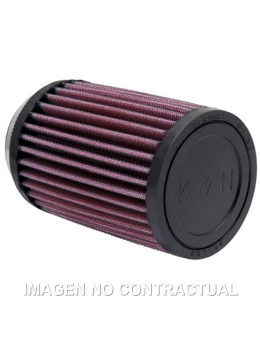 FILTRO POTENCIA K&N CILINDRICO TAPA GOMA D. 62 MM