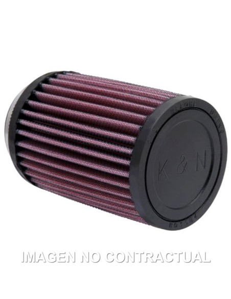 FILTRO POTENCIA K&N CILINDRICO TAPA GOMA D. 62 MM