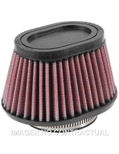 FILTRO POTENCIA K&N OVAL TAPA GOMA D. 62 MM