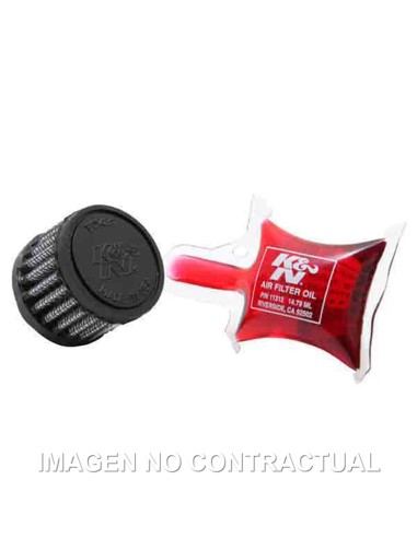 FILTRO AIRE K&N UNIVERSAL GOMA 5,8'FLG, 1-3/8'