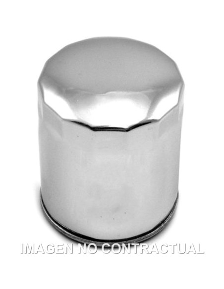 FILTRO ACEITE MEIWA BUELL - HARLEY DAVIDSON (CROMADO)