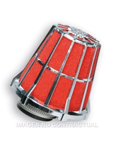 FILTRO AIRE C/CAJA CROMADA CARBURADOR PHBL JOG