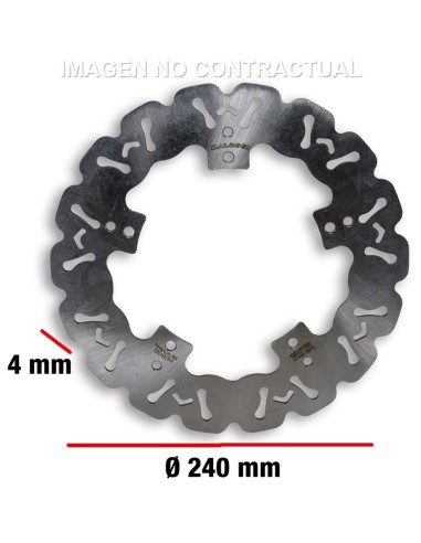 DISCO FRENO DELANTERO MALOSSI WHOOP DISC GILERA DNA 50/180