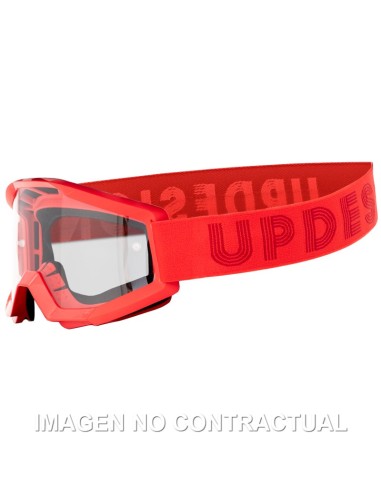 GAFAS UP DESIGN DYNAMITE GOGGLE RED CLEAR LENS