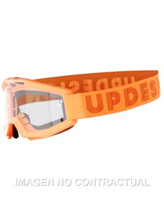 GAFAS UP DESIGN DYNAMITE GOGGLE ORANGE CLEAR LENS
