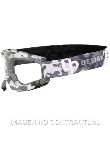 GAFAS UP DESIGN DYNAMITE GOGGLE BLACK CAMO CLEAR LENS
