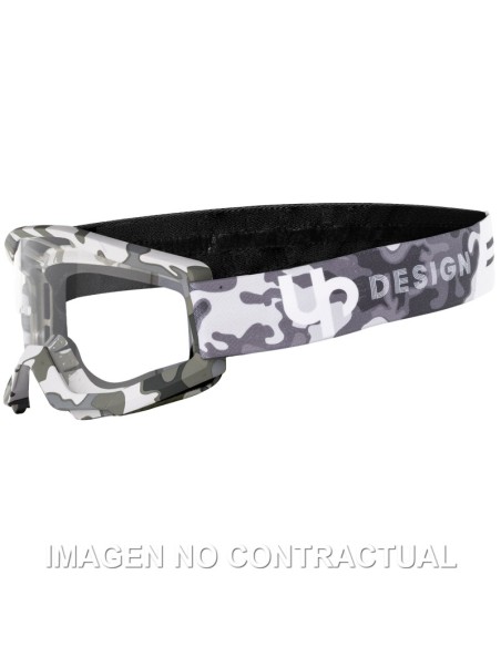 GAFAS UP DESIGN DYNAMITE GOGGLE BLACK CAMO CLEAR LENS
