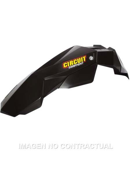 GUARDABARROS DELANTERO CIRCUIT STEALTH NEGRO