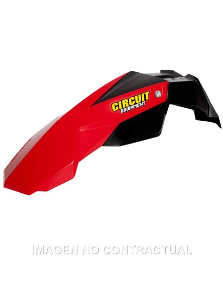 GUARDABARROS DELANTERO CIRCUIT STEALTH ROJO