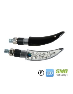 KATANA, INTERMITENTES CON LED - 12V LED - NEGRO