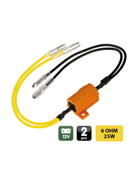 RESISTENCIAS PRECABLEADAS CON CONECTORES RAPIDOS, 2 UDS. - 1