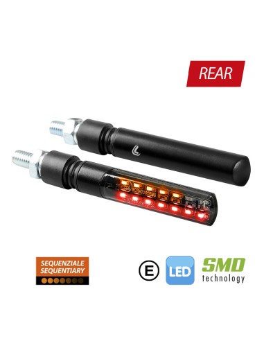 LINE SQ REAR, INTERMITENTES DE LED SECUENCIAL Y LUZ DE POSIC