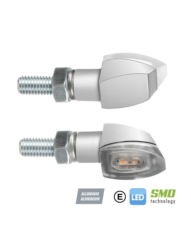 VOLT, INTERMITENTES DE LED - PLATA