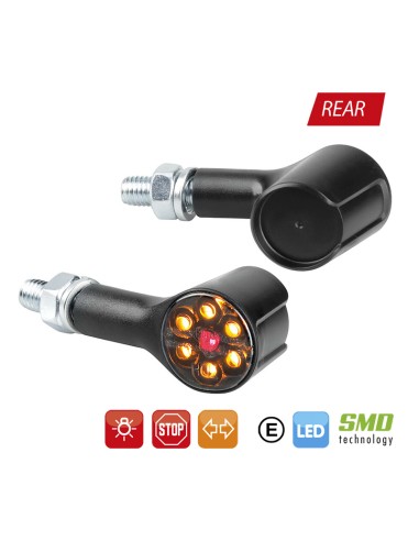 MAGNIFIER REAR, INTERMITENTES DE LED Y LUZ DE POSICION/FRENO