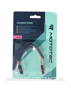 PAR DE CONECTORES MOTOTEC INTERMITENTES BMW