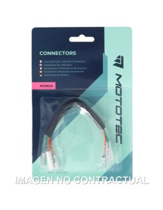 PAR DE CONECTORES MOTOTEC INTERMITENTES HONDA