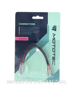 PAR DE CONECTORES MOTOTEC INTERMITENTES KAWASAKI