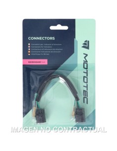 PAR DE CONECTORES MOTOTEC INTERMITENTES KAWASAKI (LED)