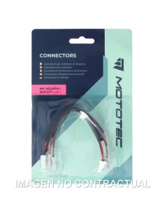 PAR DE CONECTORES MOTOTEC PARA INTERMITENTES MV AGUSTA/DUCATI (TIPO 1)