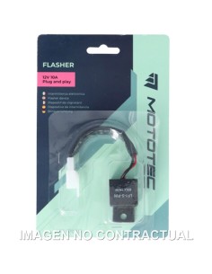 INTERMITENCIA ELECTRÓNICA MOTOTEC PLUG & PLAY - 12V - 10A