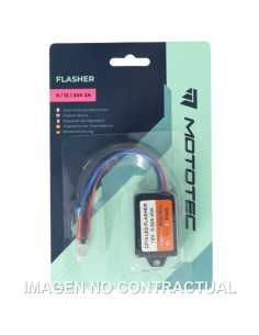 INTERMITENCIA ELECTRÓNICA MOTOTEC 6/12/24V 2A