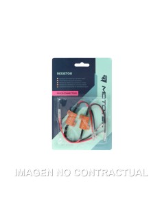 PAR DE RESISTENCIAS MOTOTEC PRE-CABLEADAS CON CONECTOR RAPIDO 2PZ - 12V