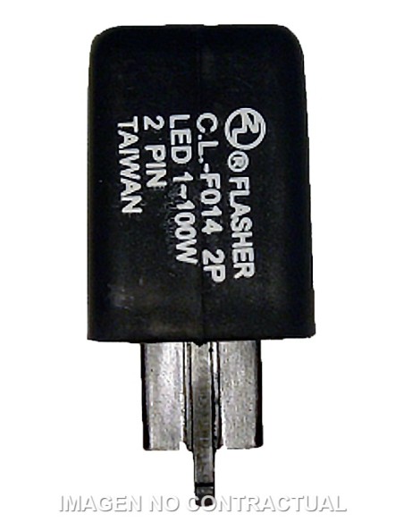 INTERMITENCIA ELECTRONICA LED 12V / 1-100W 2 TERMINALES