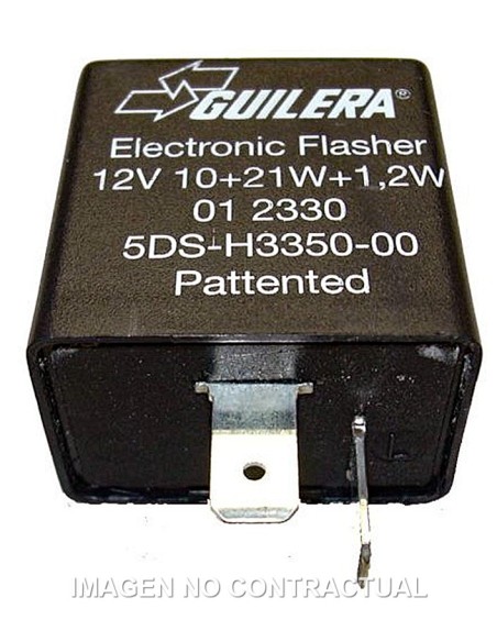 INTERMITENCIA CC 12V 10+21+1,2W 2 TERMINALES CON SOPORTE