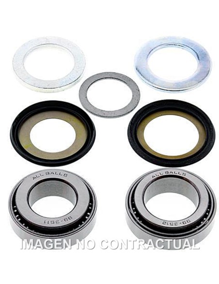KIT DE RODAMIENTOS Y RETENES COLUMNA DE DIRECCION ALL BALLS