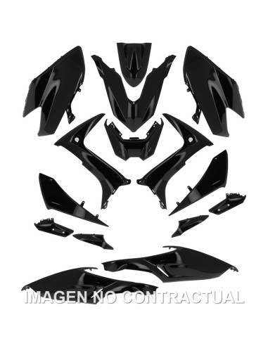 KIT PLASTICOS HERT YAMAHA T-MAX 560 NEGRO