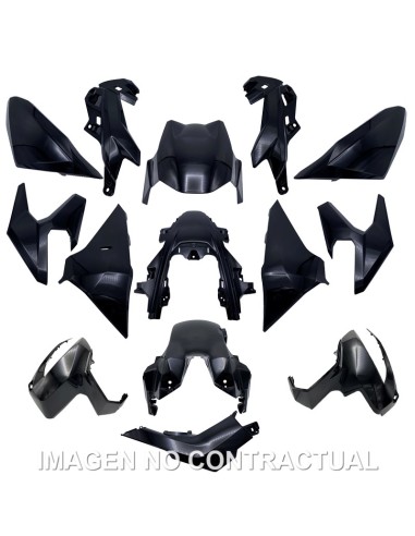 KIT PLASTICOS HERT HONDA ADV 350 NEGRO MATE