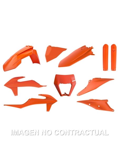KIT COMPLETO DE PLASTICOS POLISPORT PARA KTM EXC/EXC-F (20-2