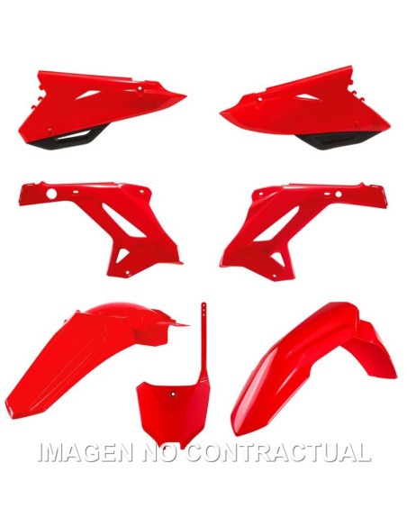 KIT COMPLETO DE PLASTICOS POLISPORT DE RESTYLING PARA HONDA