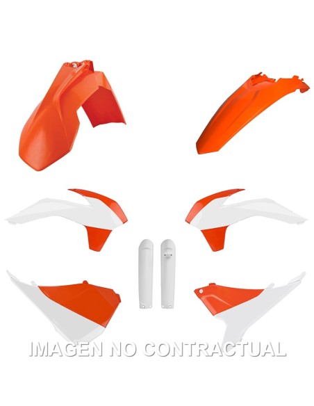 KIT COMPLETO DE PLASTICOS POLISPORT PARA KTM EXC /EXC-F (201