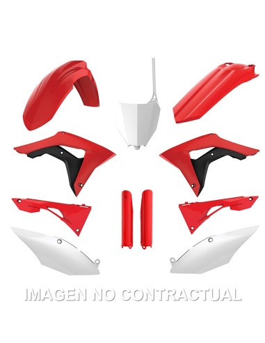 KIT COMPLETO PLASTICOS POLISPORT HONDA CRF 250 F