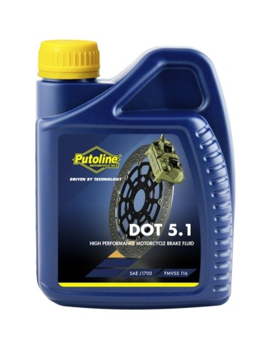 500 ML BOTELLA PUTOLINE BRAKEFLUID DOT 5.1