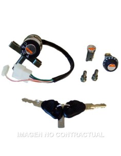 KIT CONTACTO, SILLIN Y GUANTERA APRILIA SCARABEO 4T - QUATTR