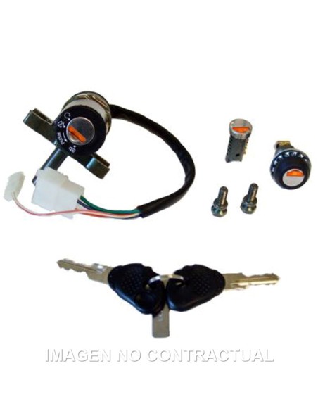 KIT CONTACTO, SILLIN Y GUANTERA APRILIA SCARABEO 4T - QUATTR