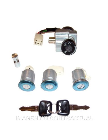 KIT CONTACTO, SILLIN Y GUANTERA PEUGEOT GEO 50