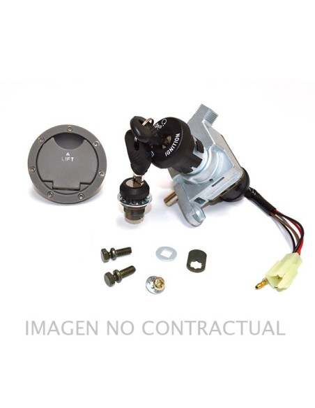 KIT CONTACTO (4 PINS), GUANTERA Y DEPOSITO YAMAHA AEROX 50