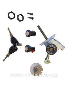 KIT CONTACTO, SILLIN Y GUANTERA MALAGUTI MADISON